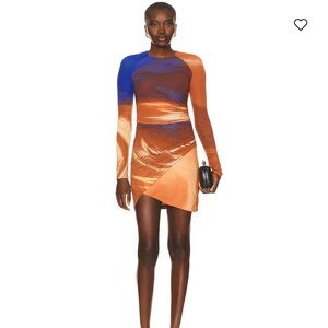 Simkhai abby dress in sierra print